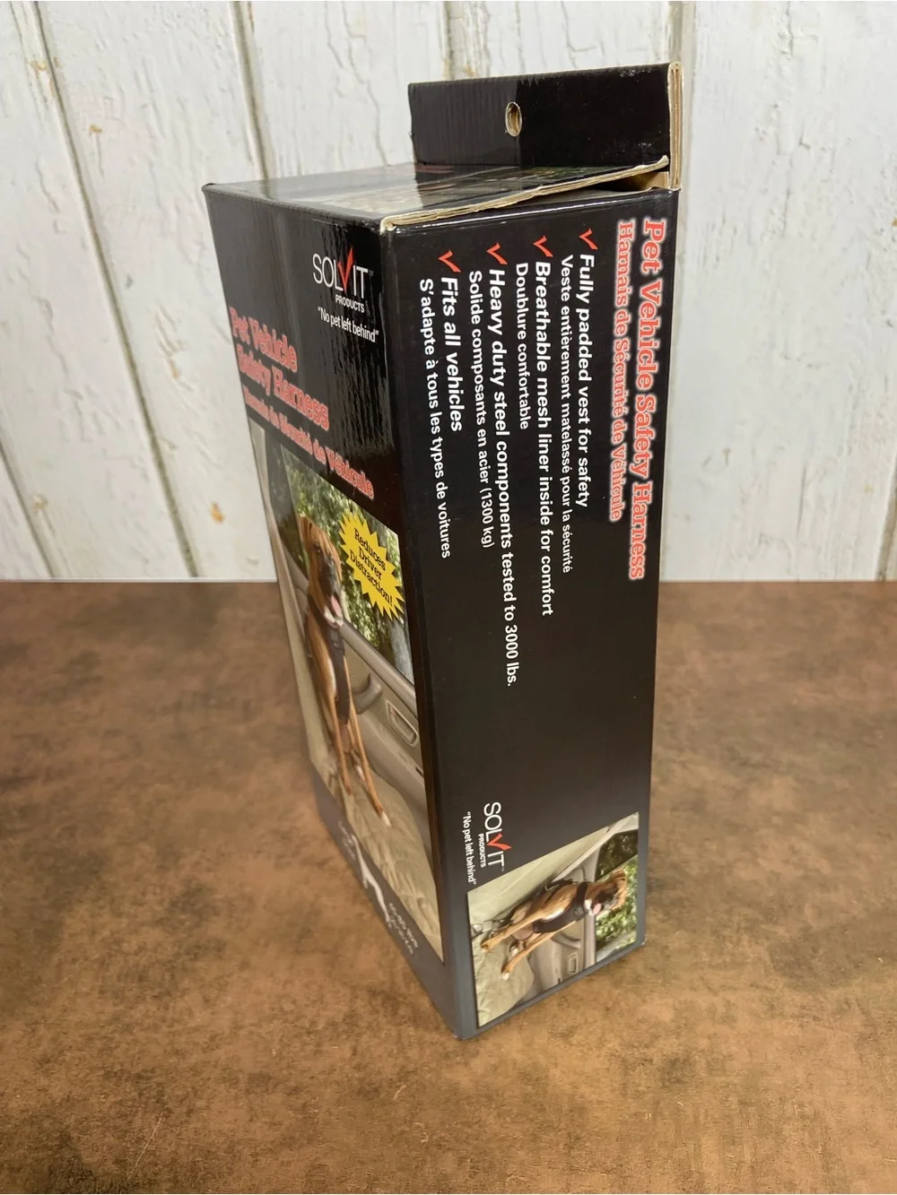 Solvit Large Pet Vehicle Safety Harness Dog Car Seat Belt 45-85 lbs NIB